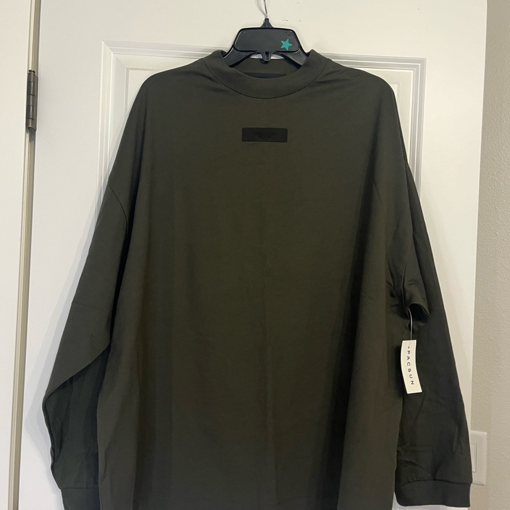Essentials oversized long sleeve top